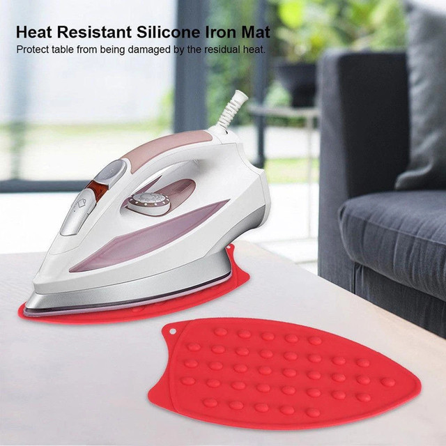 Iron Pad Portable Silicone Iron Rest Pad Placemat for Ironing Board Heat  Resistant Iron Mat Dotted